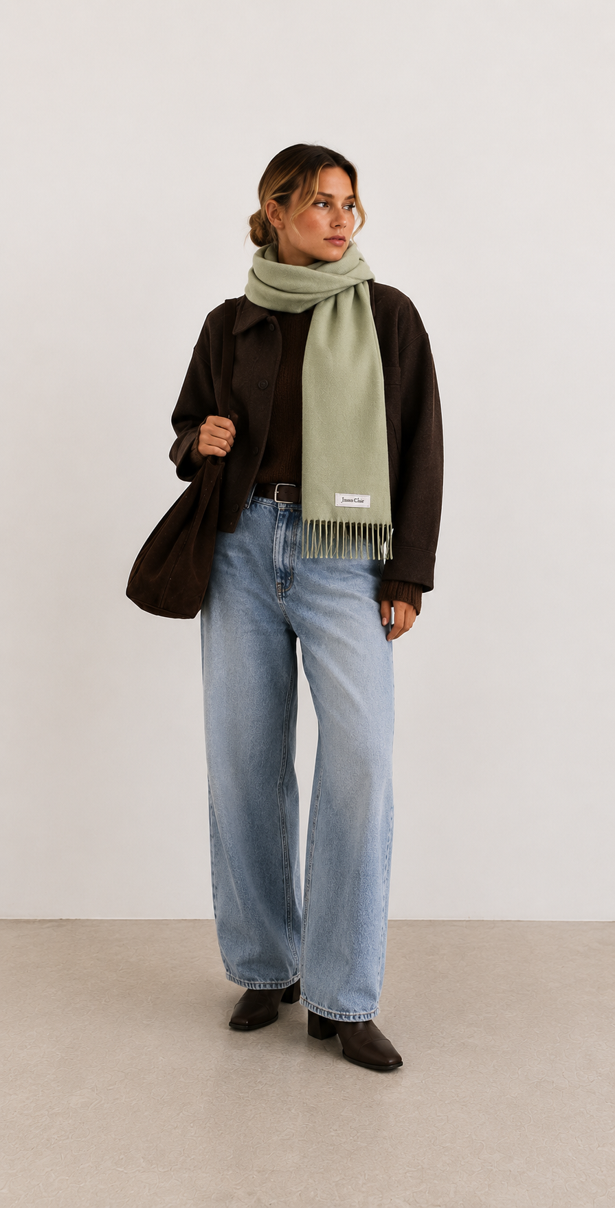 Écharpe Colette – Sauge