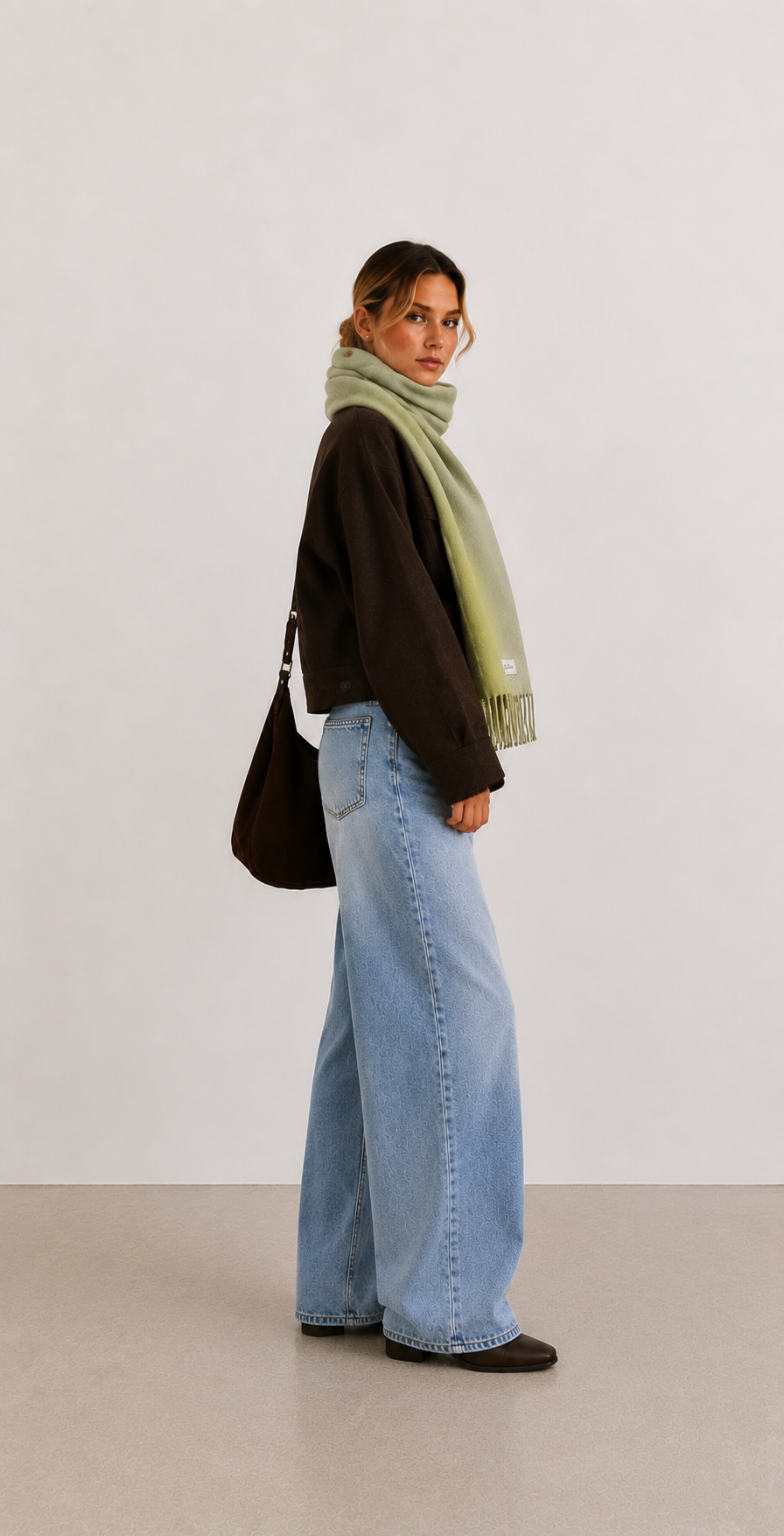 Écharpe Colette – Sauge
