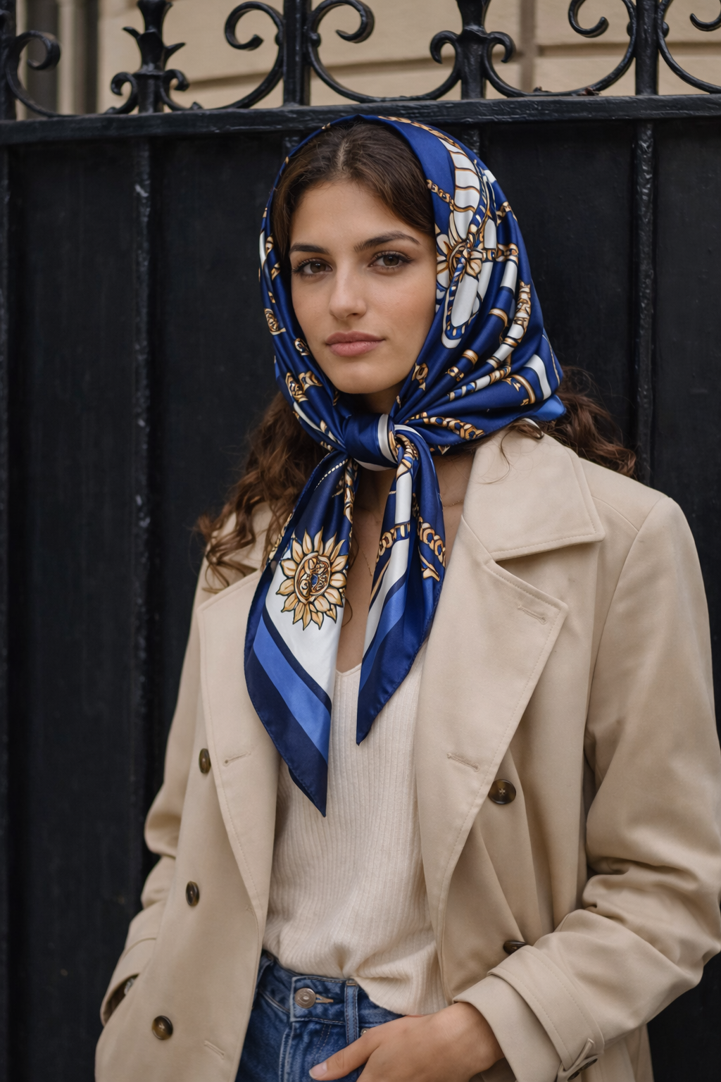 Foulard Louise – Nuit Royale