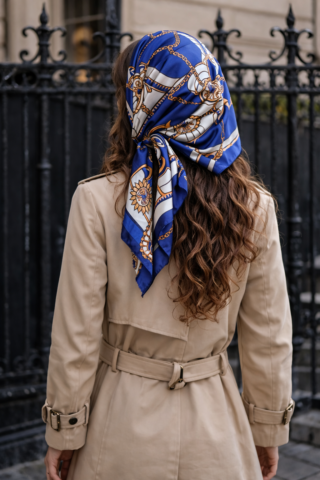 Foulard Louise – Nuit Royale