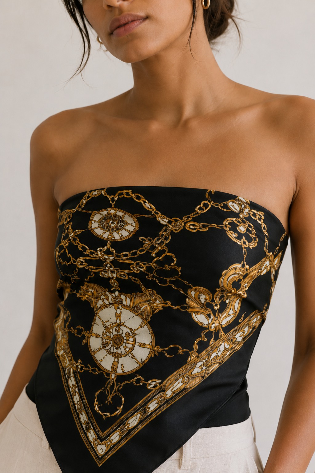 Foulard Louise – Ambre Noir