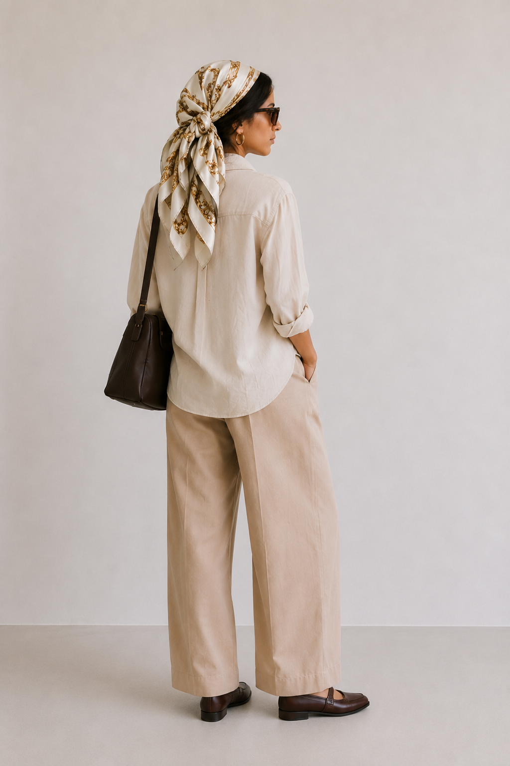 Foulard Louise – Crème Impériale