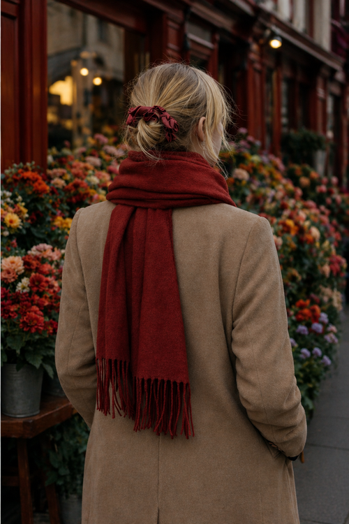 Écharpe Colette – Bordeaux