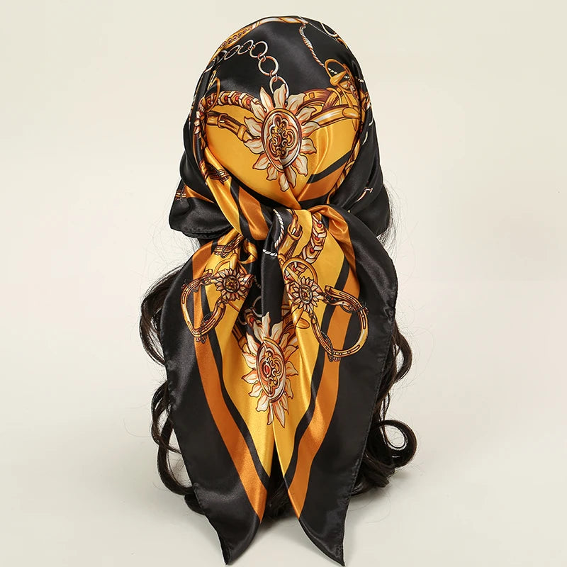Foulard Louise – Ambre Noir