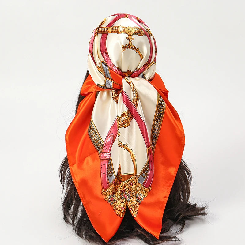 Foulard Louise – Soleil Corail