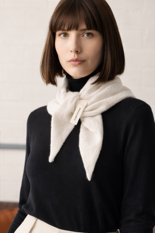 Écharpe Camille – Crème