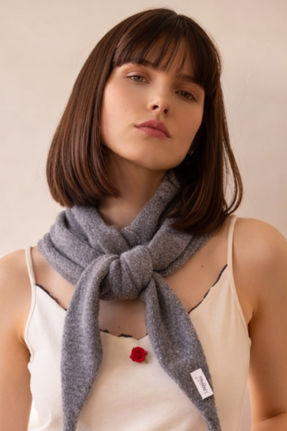 Écharpe Camille – Gris Perle