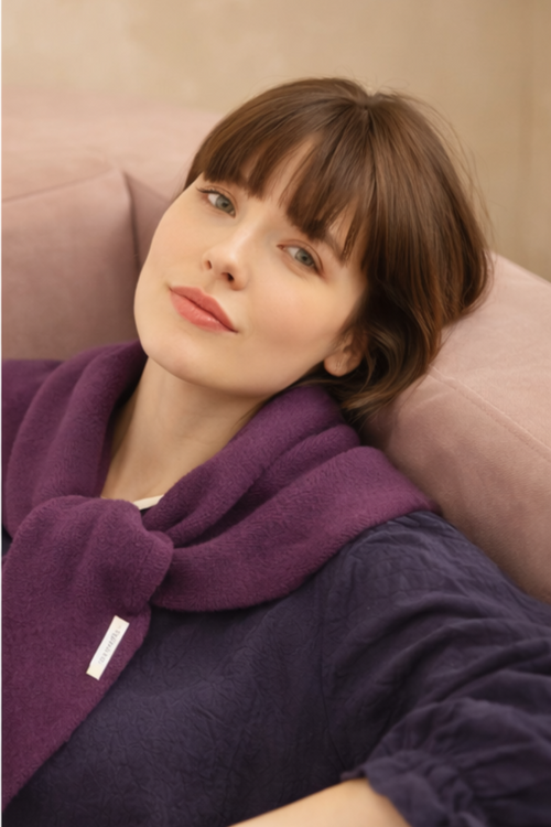 Écharpe Camille – Bordeaux